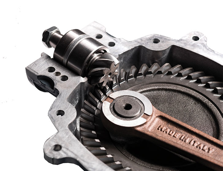 Large helican gears. Large helican gears.